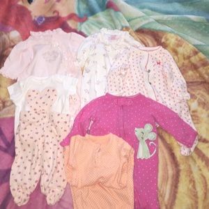 Carter's newborn pj set