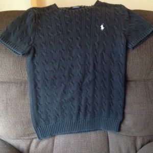 Adorable black sweater polo