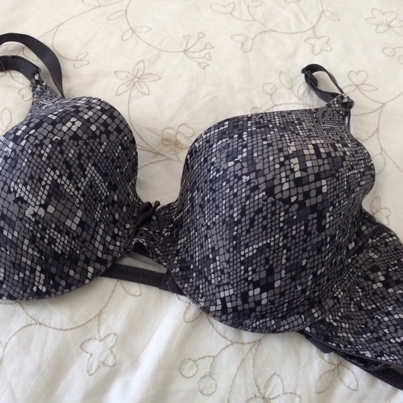 Bra - light gray and white