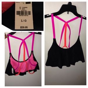 Victoria's Secret flounce bikini top
