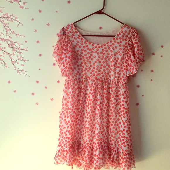 Vintage cherry dress