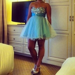 Old prom dress worn once