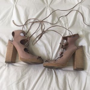 Jeffery Campbell Lace Up Heels