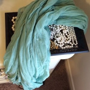 Mint Green Infinity Scarf
