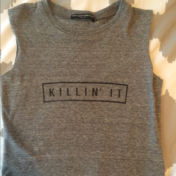 "Killin' it" crop top from Brandy Melville