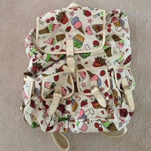 Dessert print backpack