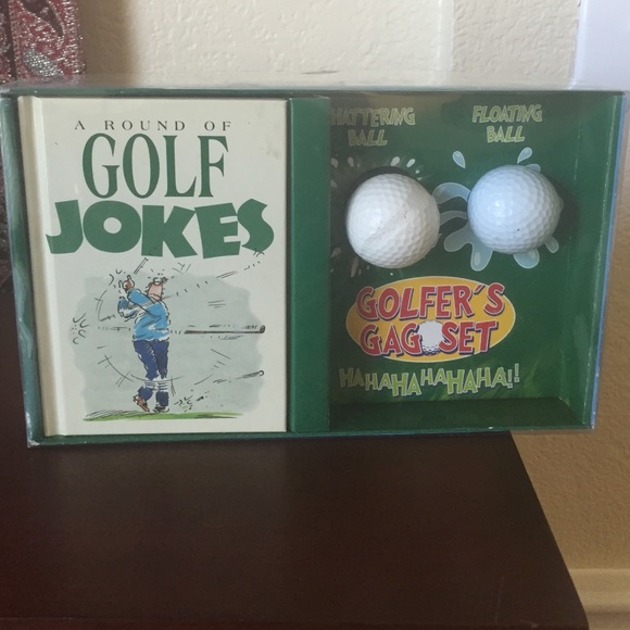 Golfers gag gift set