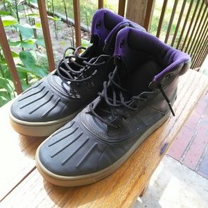 Grey Nike Boots