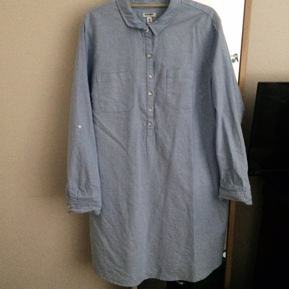 Chambray Shirt Dress