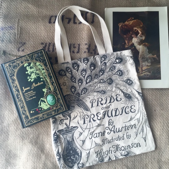 Limited edition Jane Austin TOMS tote bag