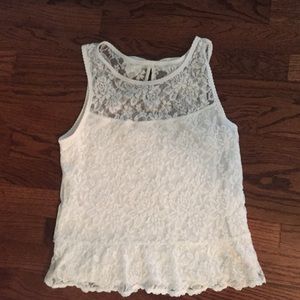 Lacey tank top