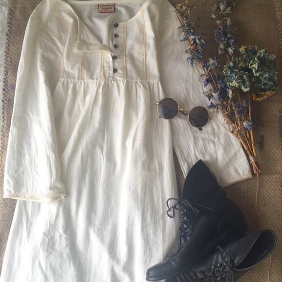 Boho gypsy shift dress