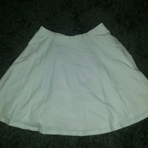 White Skater skirt