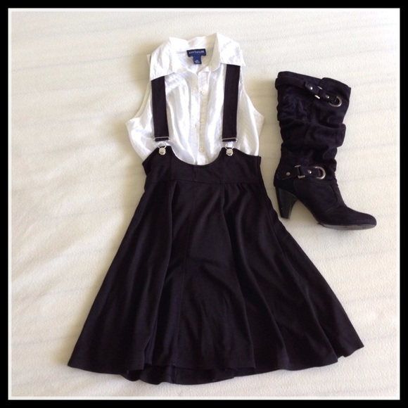 H&M Dresses & Skirts - 💜 H&M suspenders dress
