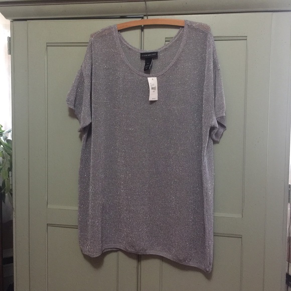 Lane Bryant Tops - Short sleeve knit Shimmer top
