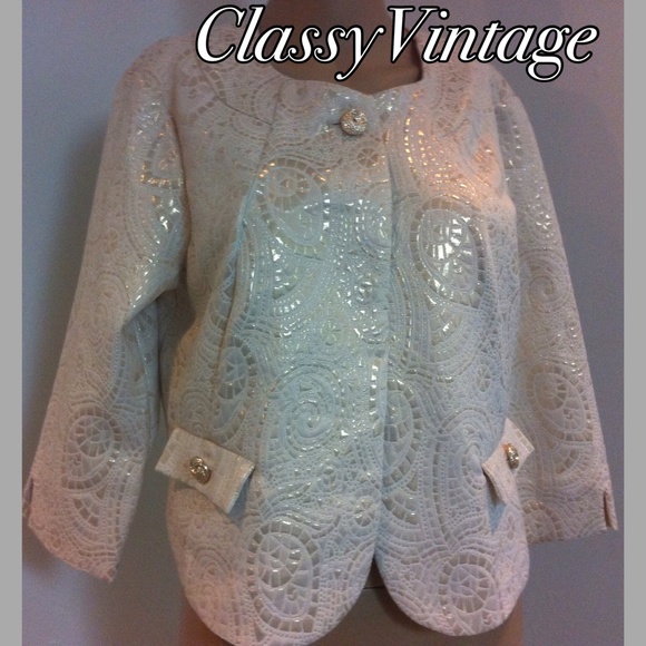Linear  Jackets & Blazers - Stunning brocade type jacket.