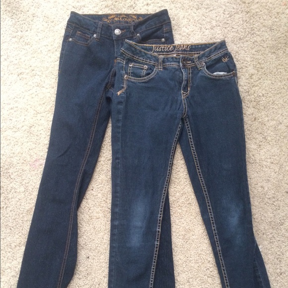 BUNDLE!! 2 pair of dark blue jeans! 2 for $22!