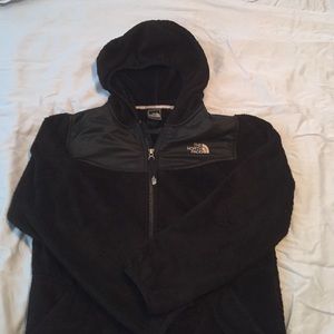 North Face fleece jacket black
