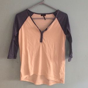 Baseball Tee Blue & White 💙