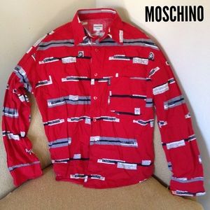 100% Auth. Vintage MOSCHINO button up