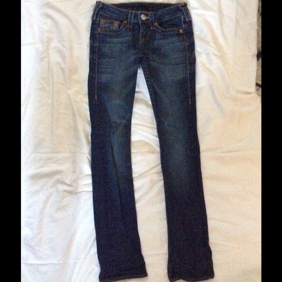 True Religion Denim - True religion Johnny skinny straight leg jeans 26