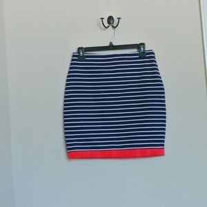 Ann Taylor orange trim skirt