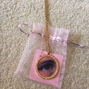 Eye and tears necklace