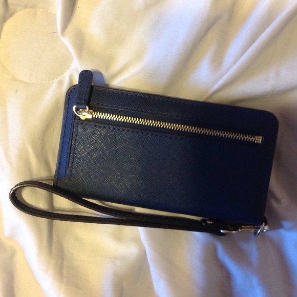 SOLD💥 Michael Kors Slim-tech wallet (navy blue) - Picture 2 of 4