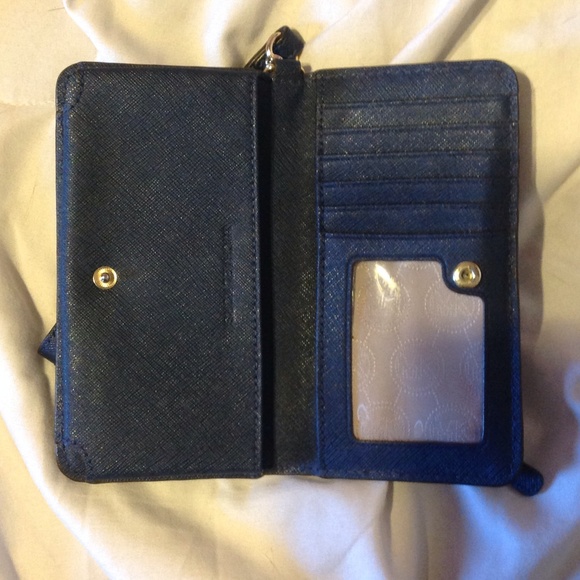 SOLD💥 Michael Kors Slim-tech wallet (navy blue) - Picture 3 of 4