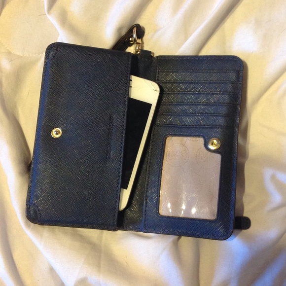 SOLD💥 Michael Kors Slim-tech wallet (navy blue) - Picture 4 of 4