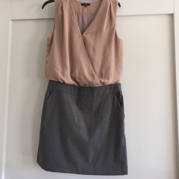 Blush and gray GAP dress