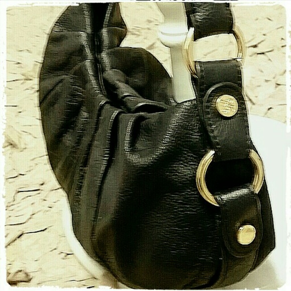 AUTHENTIC BLACK SIMPLY VERA WANG HOBO BAG - Picture 2 of 3