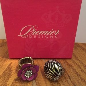 Set of 2 Premier Design Rings