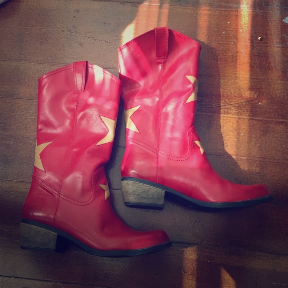 MIA red cowboy boots