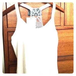 Tank top with racer style back