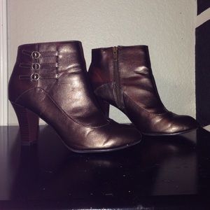 Metallic Brown Predictions Booties