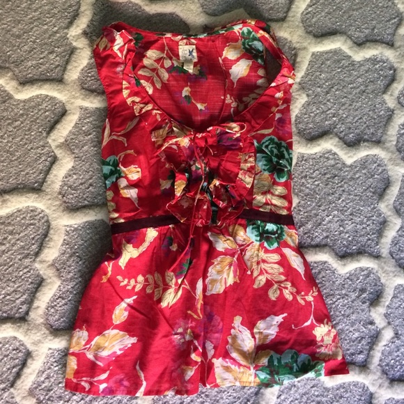 Anthropologie Tops - Bright floral Anthropologie top