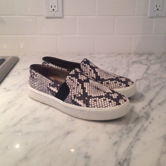 vince snakeskin sneakers