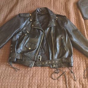Genuine Leather HarleyDavidson Female Biker Jacket