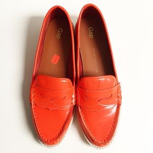 Orange Loafers