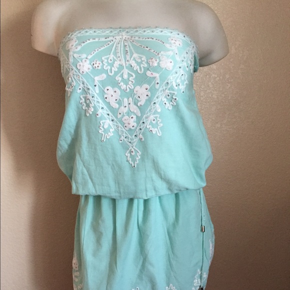 Cynthia Rowley Cover Up Dress in Mint size Small