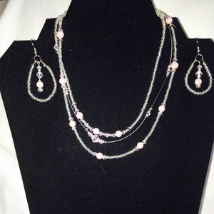 Necklace and Earrings