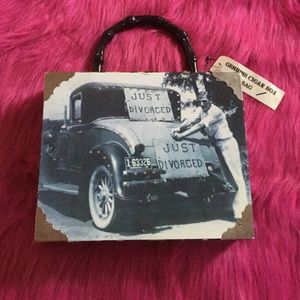 NWT Cigar box purse