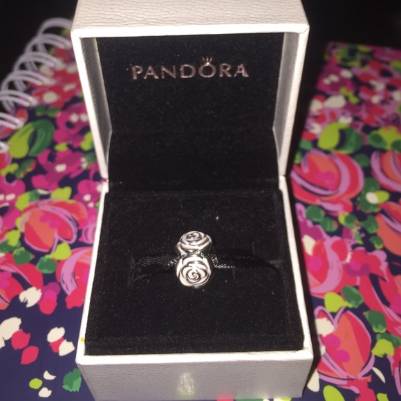 Pandora Rose Charm & Box!
