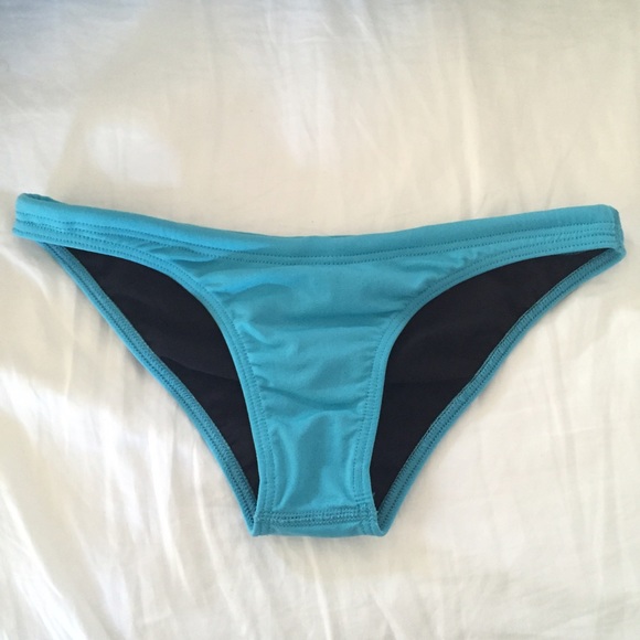 Turbo drawstring bikini bottoms