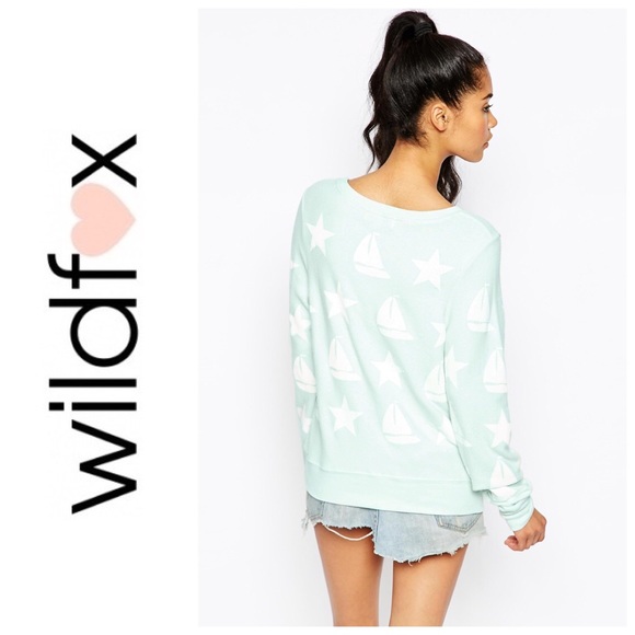 💋 Wildfox 💋 Stars and Ships Sweatshirt
