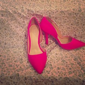 New Qupid neon matte 4" heels! Never worn outside!