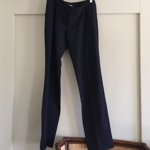 Navy GAP true straight trousers