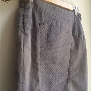 Leifsdottir Alicante Greg Quilted Denim Skirt