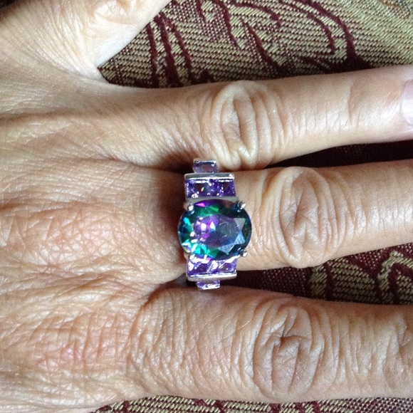 Jewelry - Rainbow Topaz and Amethyst 925 SS